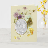 Blumen-Touch 4 Karte (Gelbe Blume)