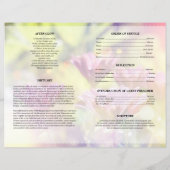 Blumen Trauer Vorlage (Rückseite)