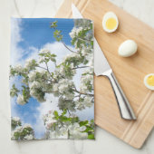 Blumen-Tuch Geschirrtuch (Viertel Falte)