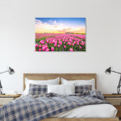 Blumen | Tulips South Holland, Niederlande Leinwanddruck (Insitu (Schlafzimmer))