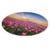 Blumen | Tulips South Holland, Niederlande Schneidebrett (Ecke)