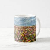 Blumen | Tulips Willamette Valley Oregon Kaffeetasse (VorderseiteRechts)