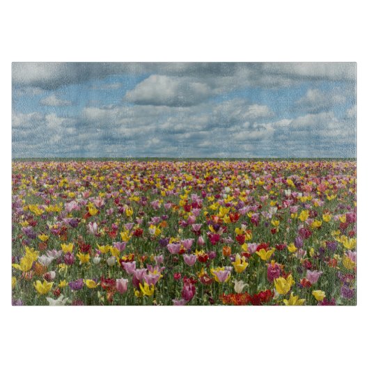 Blumen | Tulips Willamette Valley Oregon Schneidebrett (Vorderseite)