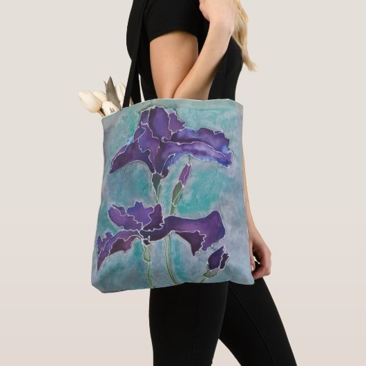 Blumen-Tüte mit Bartiris Tasche (Von Nahem)