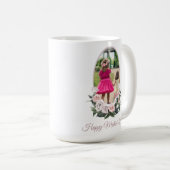 Blumen-TWO-Foto-Muttertags-Tasse Kaffeetasse (VorderseiteRechts)