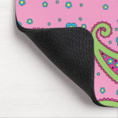 Blumen u. Paisley Mousepad (Ecke)