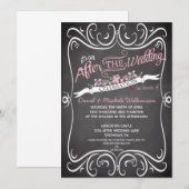 Blumen u. Wirbels-Tafel-Posten, der IDPP2 Wedding Einladung (Vorne/Hinten)