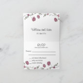 Blumen-UAWG-Karten Einladung (Innenseite)