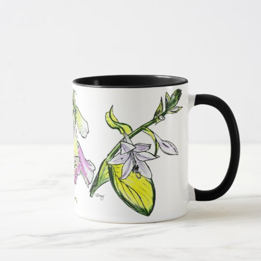 Blumen-Überlastungs-Tasse Tasse (Rechts)