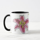Blumen-Überlastungs-Tasse Tasse (Links)