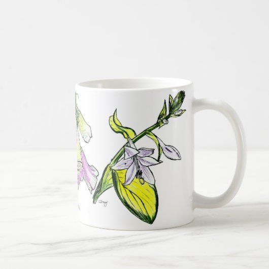 Blumen-Überlastungs-Tasse Tasse (Rechts)