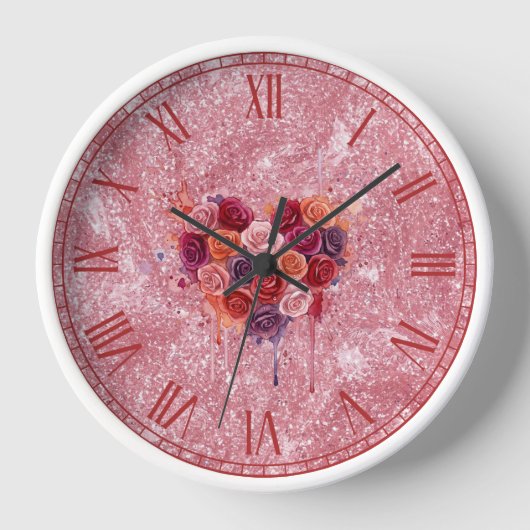 Blumen Uhr (Vorderseite)