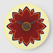 Blumen Uhr - Florales Design (Vorderseite)