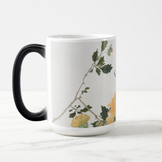 Blumen- und Bienen-Naturkunst-Design  Verwandlungstasse
