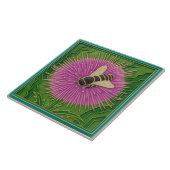Blumen- und Bienenfliese Fliese (Seite)