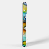 Blumen und Blasen Abstrakt Case-Mate iPhone Hülle (Rückseite / Rechts)