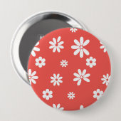 Blumen und Blütenblätter 1 Button (Vorne & Hinten)