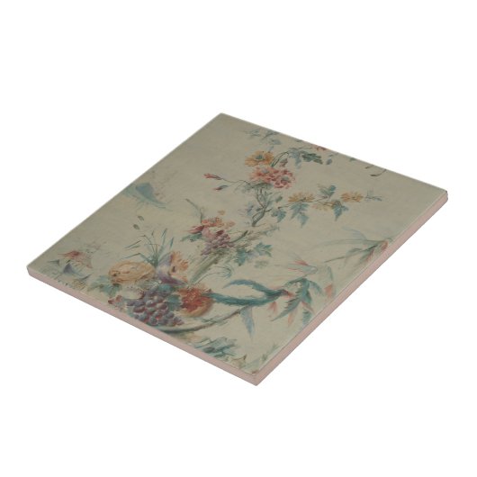 Blumen und Chinoiserie Fliese (Seite)