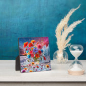 Blumen und Eiskristalle Fotoplatte (InSitu)