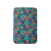 Blumen und Federn Badematte (Vorderseite Vertikal)