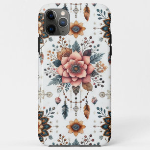 Blumen und Federn Case-Mate iPhone Hülle