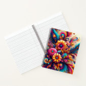 Blumen und Federn Deluxe Notizblock (Innenseite)