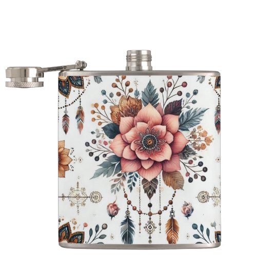 Blumen und Federn Flachmann (Geöffnet)