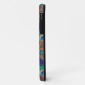 Blumen und Federn | Monogramm Case-Mate iPhone Hülle (Hinten/Links)
