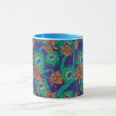 Blumen und Federn Tasse (Zentrum)