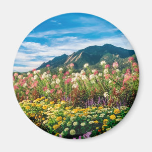 Blumen und Flatirons Magnet