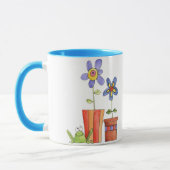 Blumen- und Frosch-Tasse Tasse (Links)