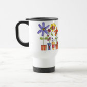 Blumen- und Froschreise-Tasse Reisebecher (Links)