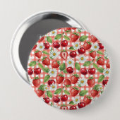 Blumen und Früchte Button (Vorne & Hinten)
