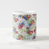 Blumen und Früchte Jumbo-Tasse (Vorderseite)