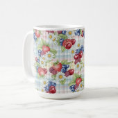 Blumen und Früchte Kaffeetasse (Vorderseite Links)