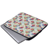 Blumen und Früchte Laptopschutzhülle (Vorne Knopf)