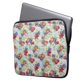 Blumen und Früchte Laptopschutzhülle (Vorderseite Links)