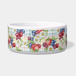 Blumen und Früchte Napf