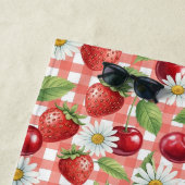 Blumen und Früchte Strandtuch (Beispiel)