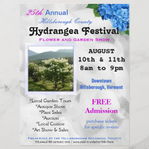 Blumen- und Gartenschau - individuelle Flyer