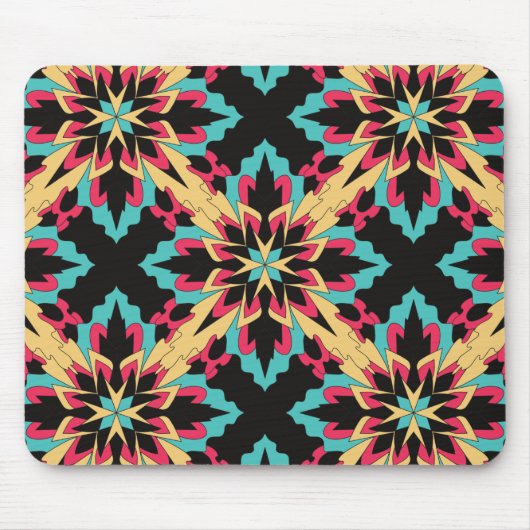 Blumen und Glamour Nahtlose Mode Niedlich Mousepad (Vorne)