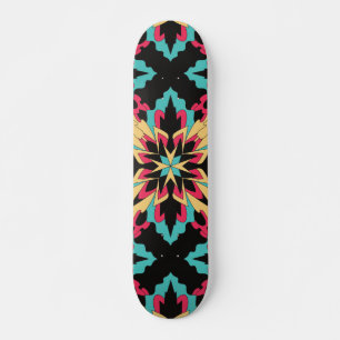 Blumen und Glamour Nahtlose Mode Niedlich Skateboard