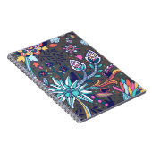 Blumen und Glamour Nahtlose Muster Frühjahr Niedli Notizblock (Rechte Seite)