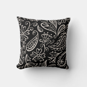 Blumen und Glamour Nahtlose Muster Moderne Niedlic Kissen