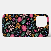 Blumen und Glamour Nahtlose Muster natürlich Case-Mate iPhone Hülle (Rückseite (Horizontal))