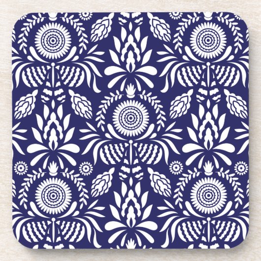 Blumen und Glamour Nahtlose Muster so Niedlich Getränkeuntersetzer (Vorderseite)