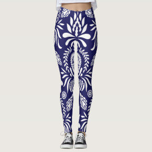 Blumen und Glamour Nahtlose Muster so Niedlich Leggings
