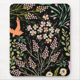 Blumen- und Glamour-nahtloses Muster Sommerfarbe Mousepad
