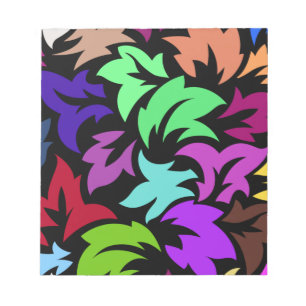 Blumen und Glamour Stilloser Sommer Notizblock