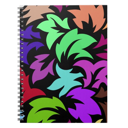 Blumen und Glamour Stilloser Sommer Notizblock (Vorderseite)